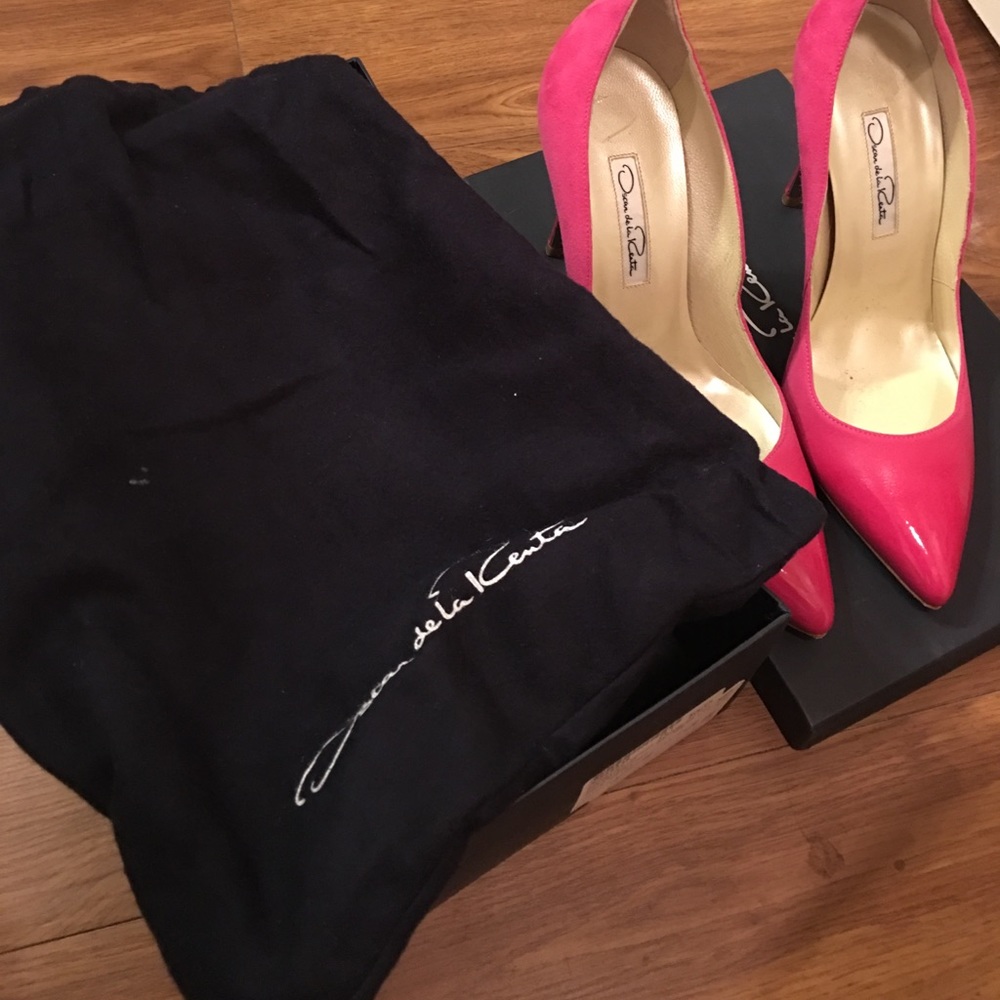Oscar De La Renta Sabrina ombré Pink Pumps