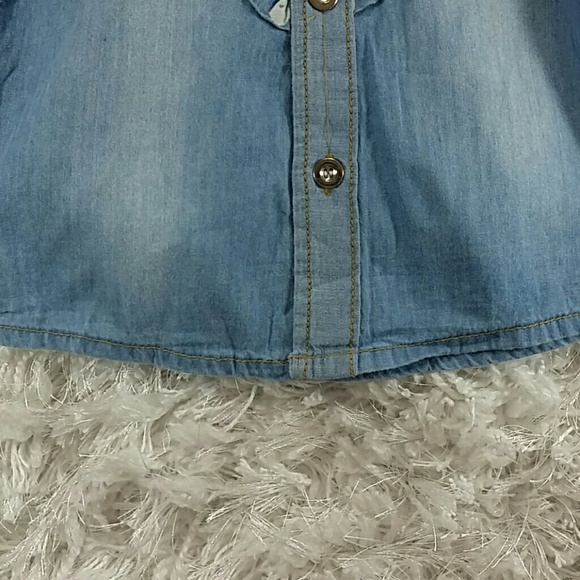 HOST PICK***Chambray Ruffle and Dots Shirt. Kids:) - Picture 7 of 7