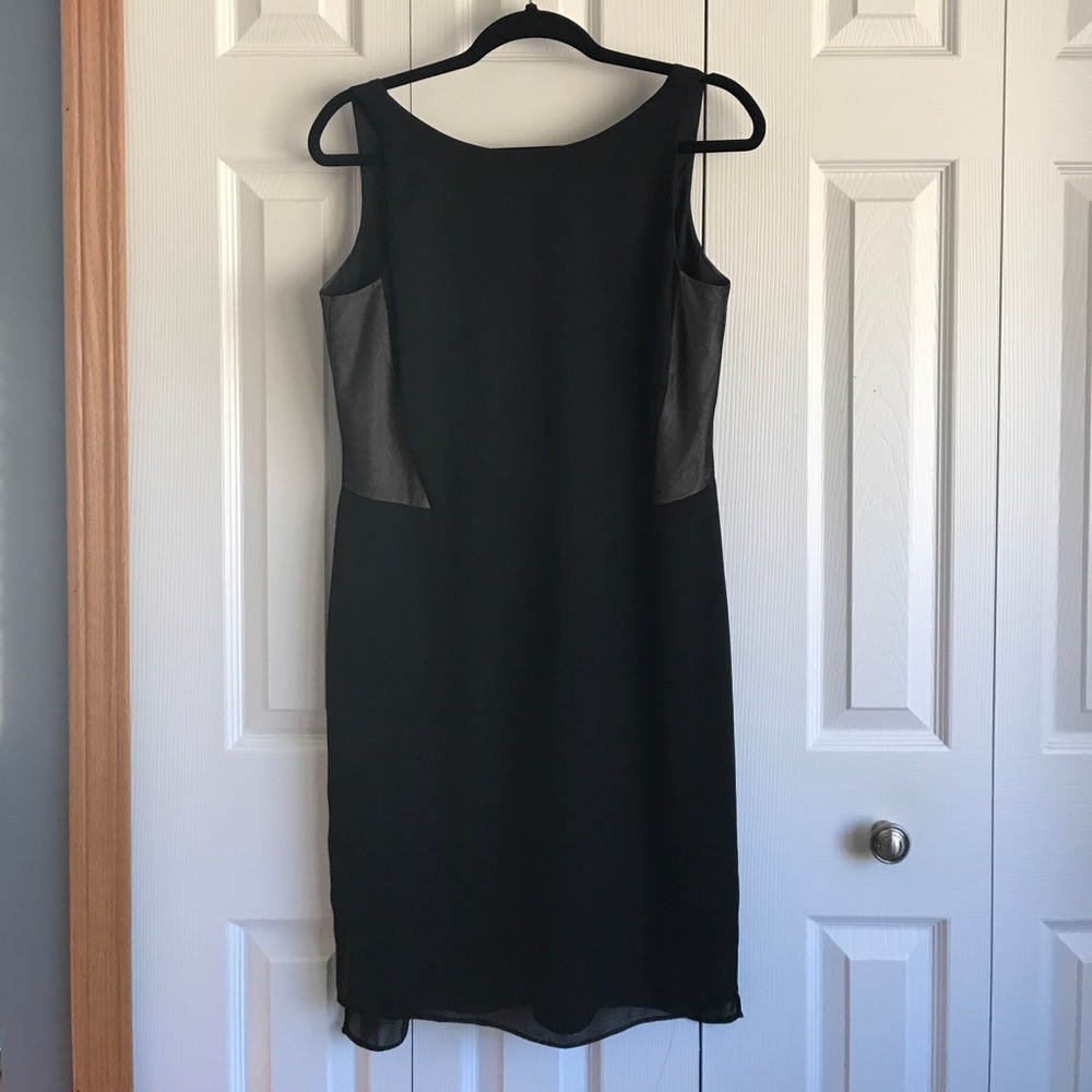 Ann Taylor LBD with sheer insets