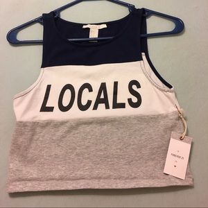 Multicolored Crop Top