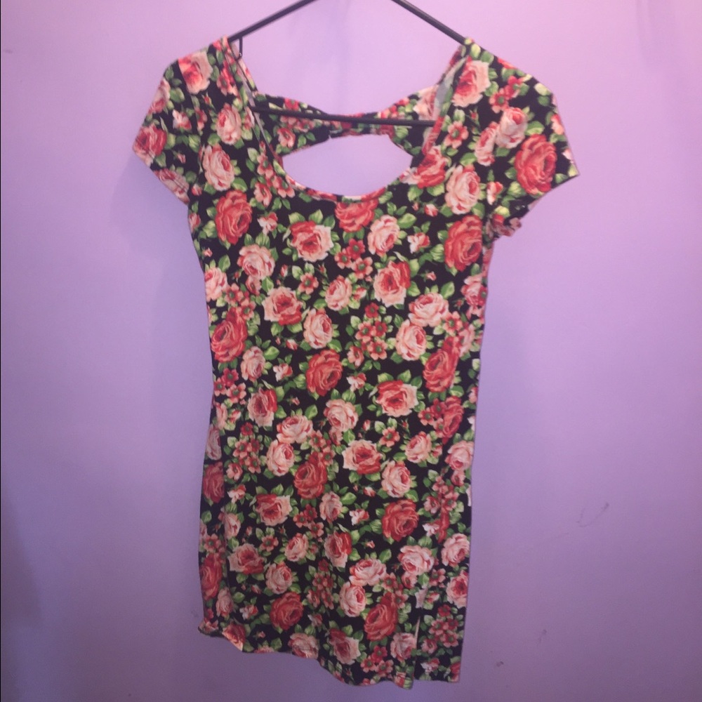 Gorgeous Floral Bodycon Dress