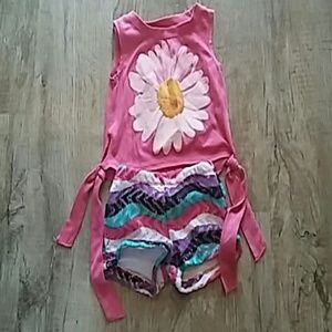 Freckles & Kitty tank/short set