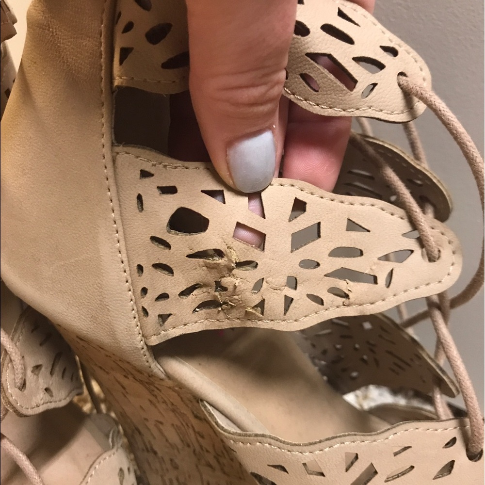 Tan Wedges - Picture 3 of 3