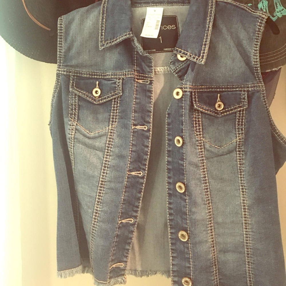 Denim vest