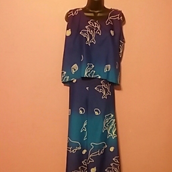 WRAP-AROUND PANTS  OUTFIT  2-PIECE - Picture 1 of 4