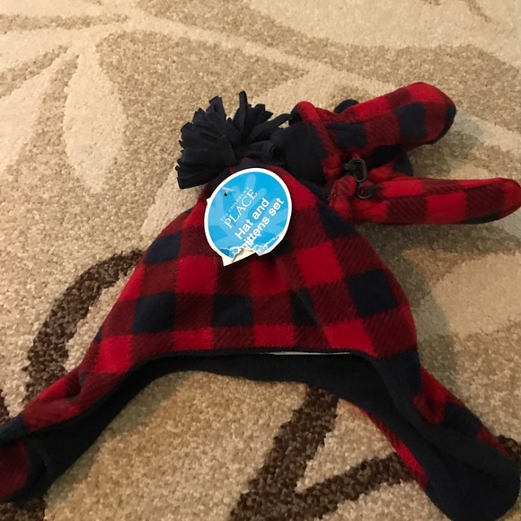 Children's place hat and kitten set - Picture 2 of 2