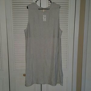 J.Jill light heatjer gray T-shirt dress