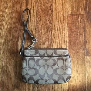Authentic Coach wristlet
