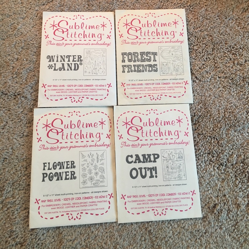 Sublime Stitching embroidery patterns