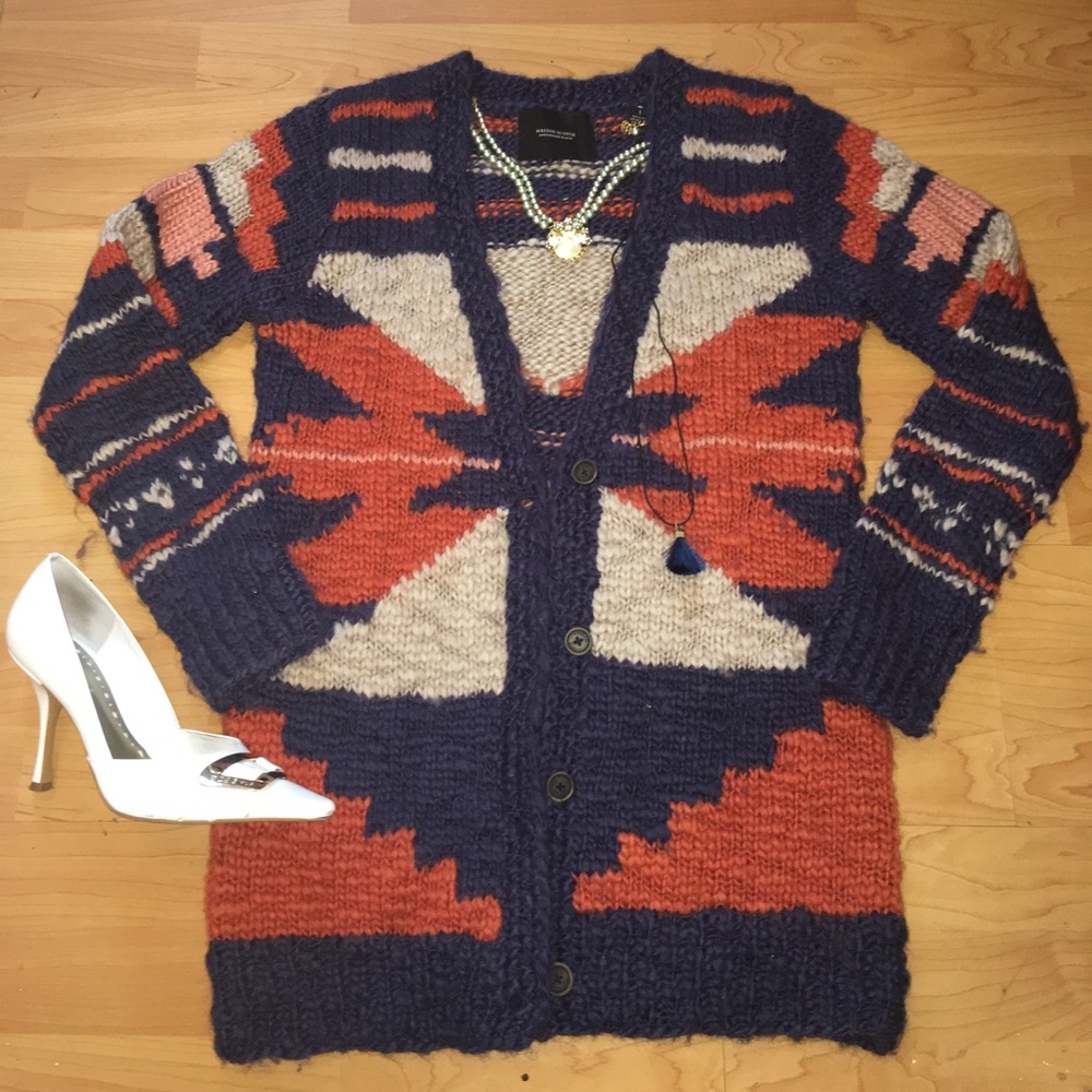 Maison Scotch Knit Cardigan