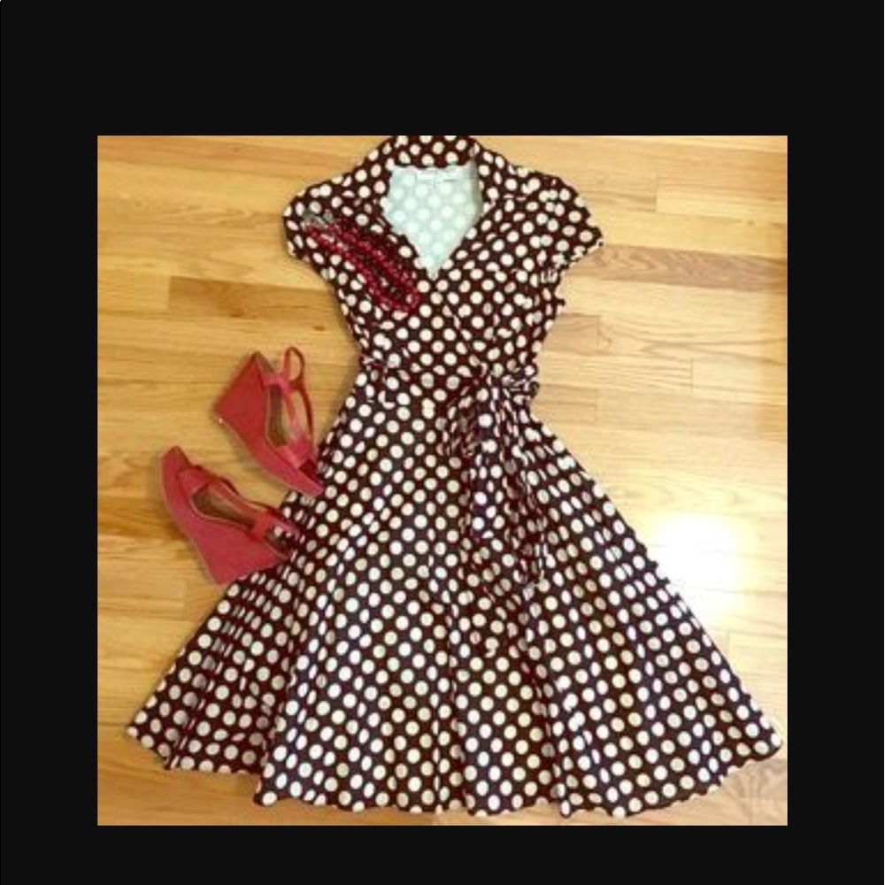 Donna Ricco polka dot dress!!