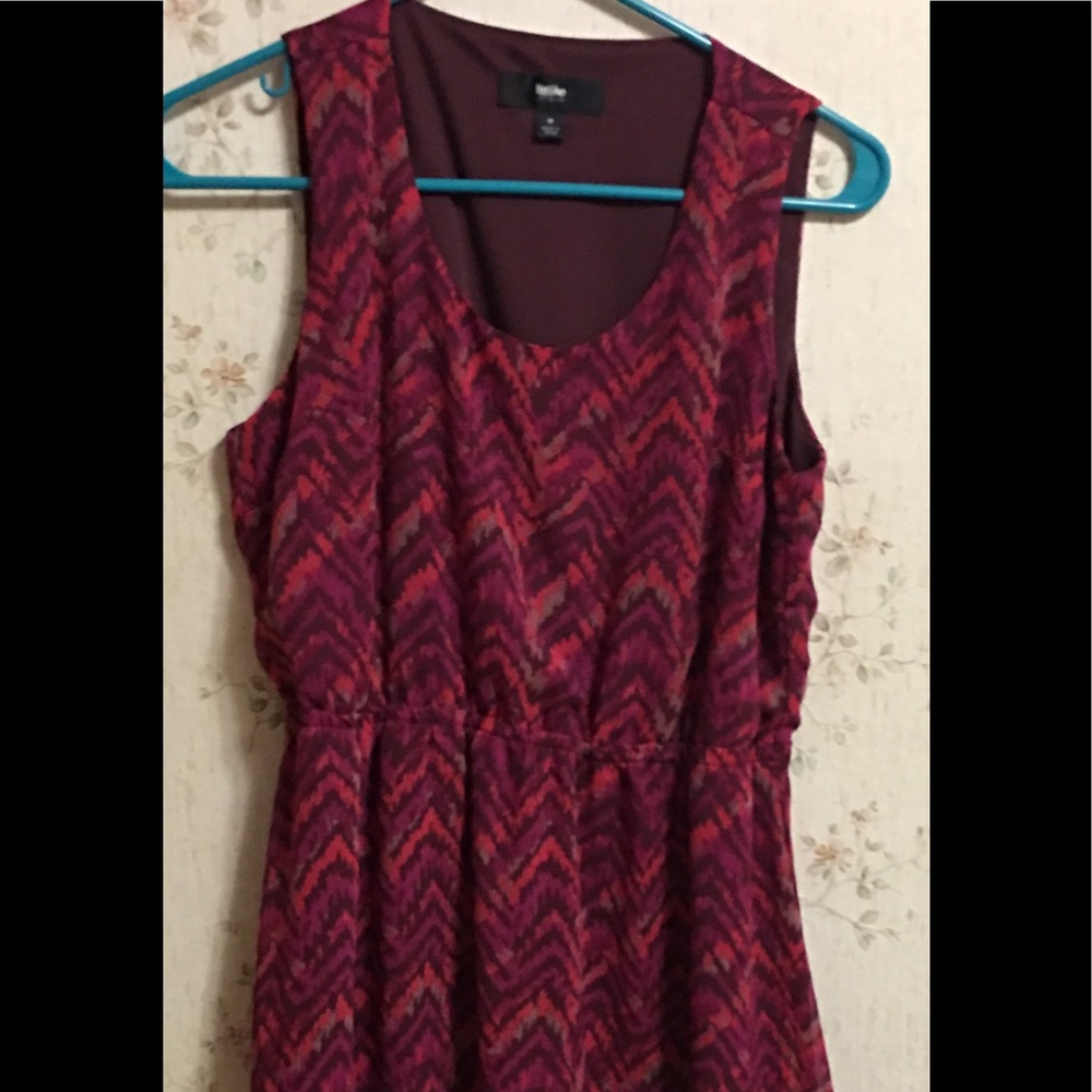 Long length dress. Pet friendly home