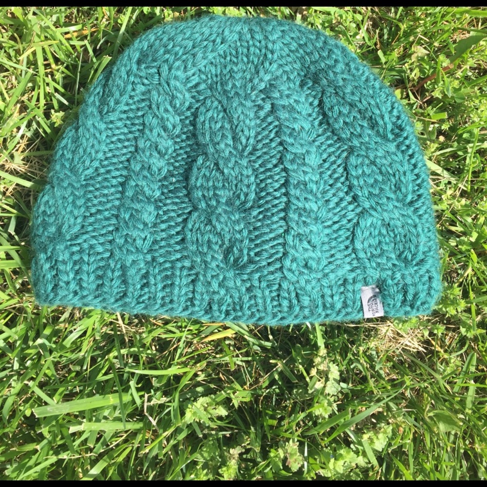 Emerald Green North Face Beenie