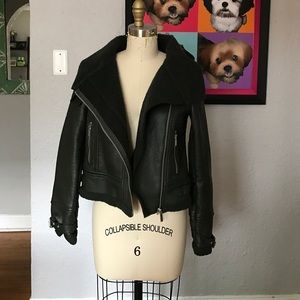 Forever 21 Faux leather Moto Biker Jacket