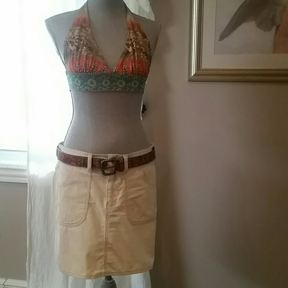Corduroy Mini Skirt
