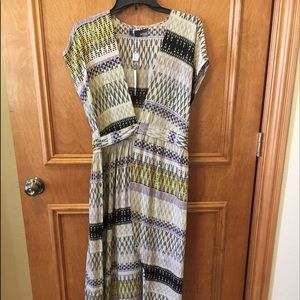 MYNE silk wrap dress