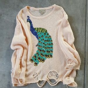 Wildfox Peacock Sweater