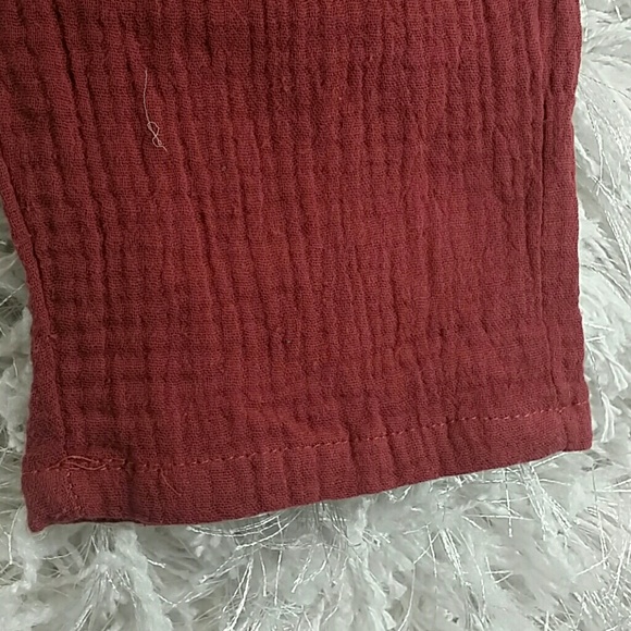 SALE***Maroon Crepe Shorts Harem pants. Kids - Picture 3 of 4