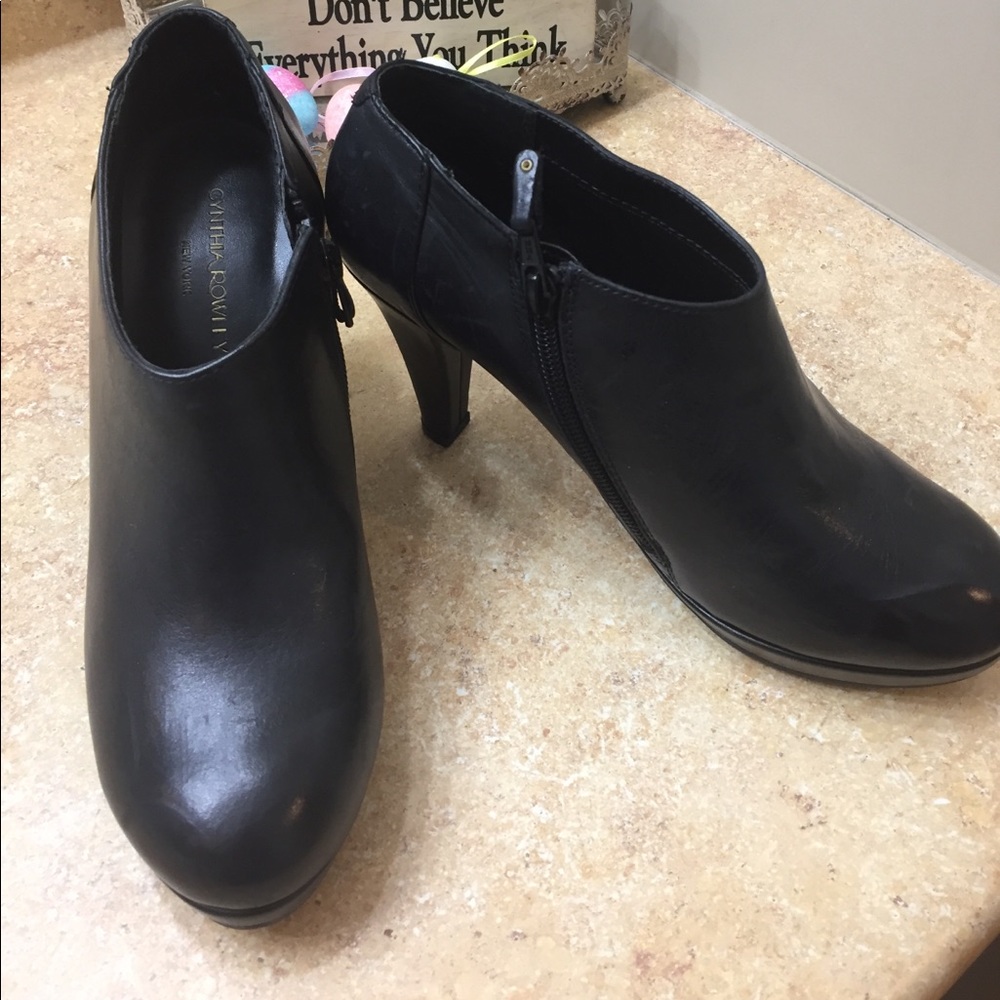 Cynthia Rowley Black Bootie