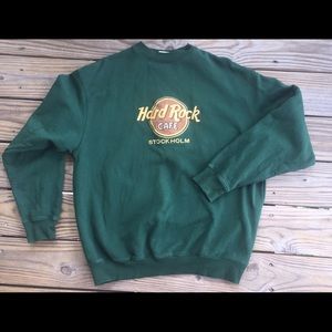 Vintage Hard Rock Cafe Embroidered Sweatshirt