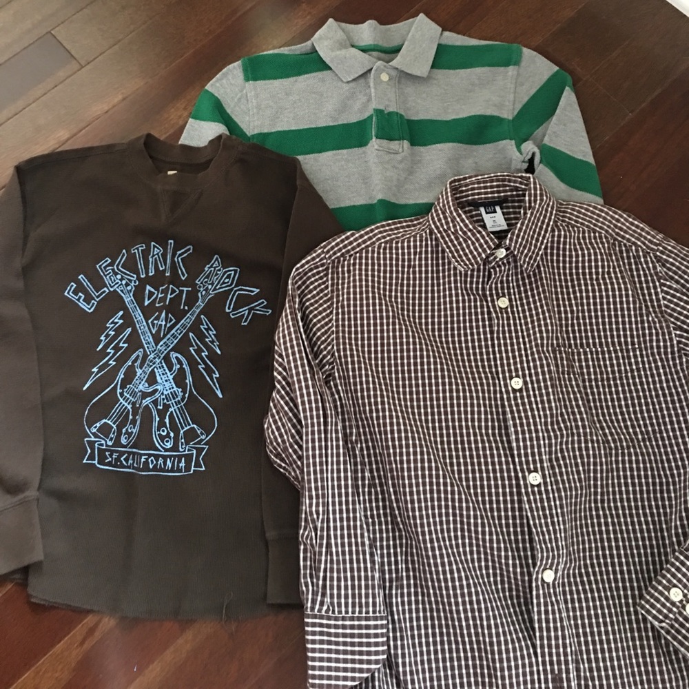 3 pc Lot of Boys Shirts