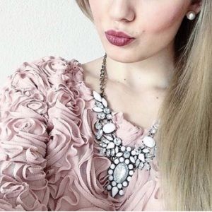 [ISO] • 🌷 pink ruffled top 🌷