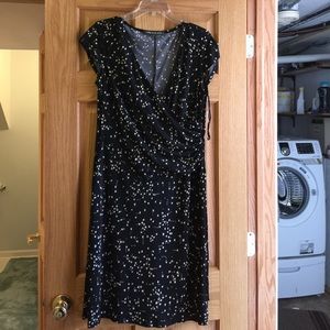 Faux wrap dress