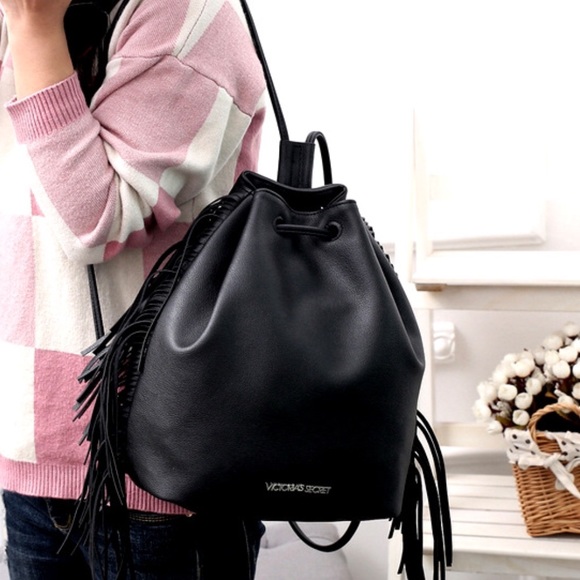 Victoria's Secret Handbags - Victoria's Secret fringe backpack