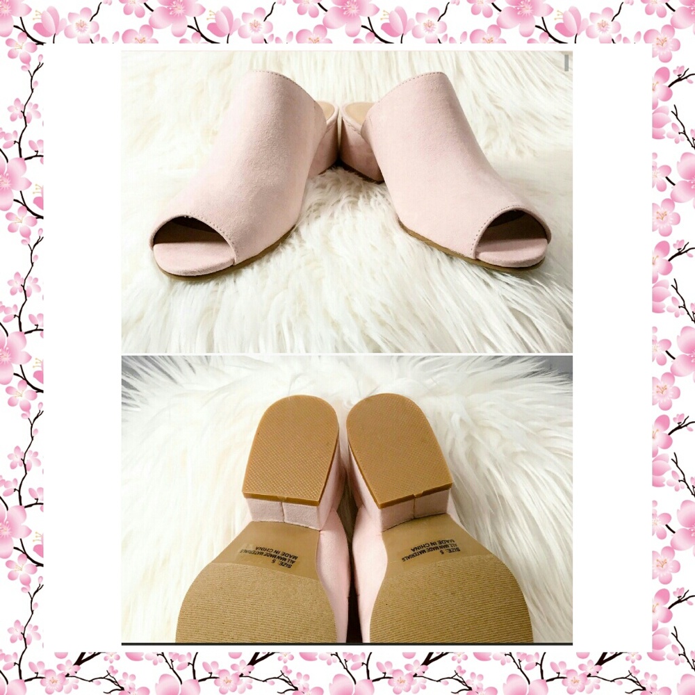 Pink Mule slip on