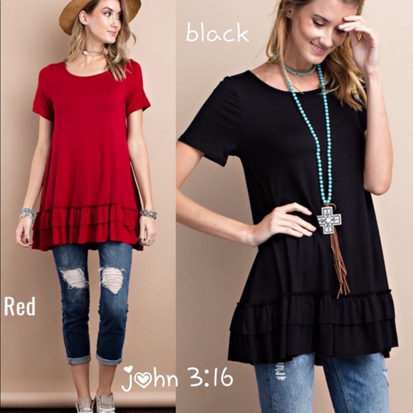 Boutique Tops - ❗️SALE❗️LAST one✔️Short sleeve tunics