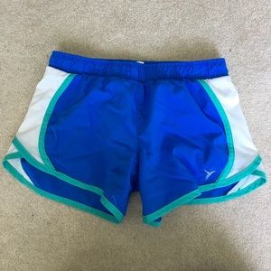 Girls athletic track shorts
