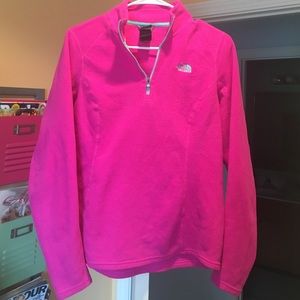 Fleece North Face Quarter-Zip Jacket