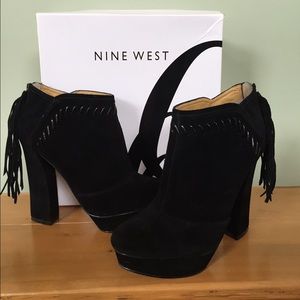 Fringe Nine West Boots