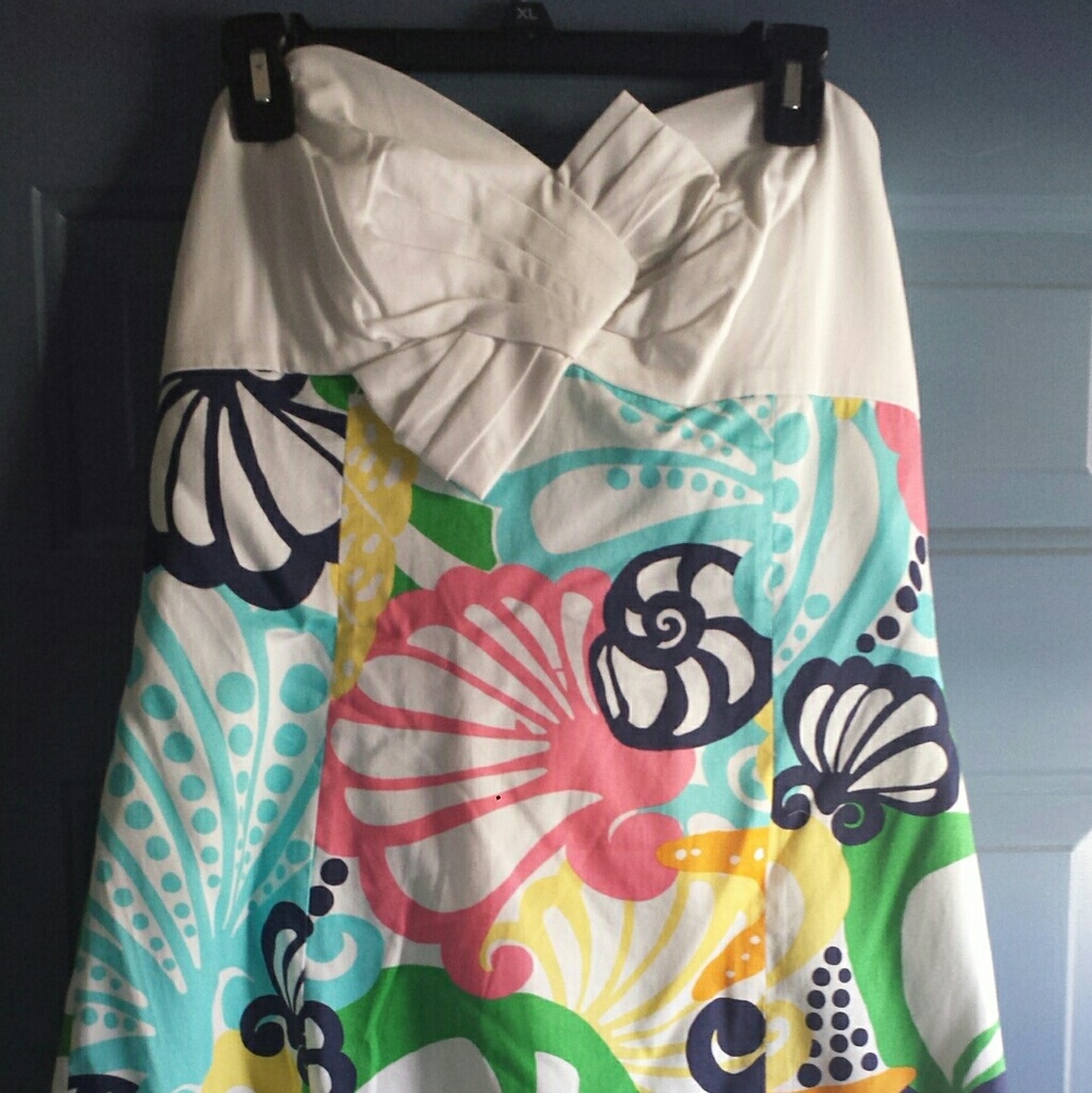 Strapless lily pulitzer dress