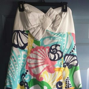 Strapless lily pulitzer dress