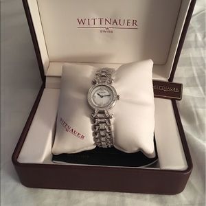 Wittnauer/Swiss silver watch. New with tags