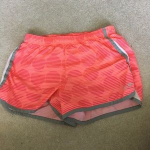 Girls athletic track shorts