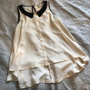 Black and white tank