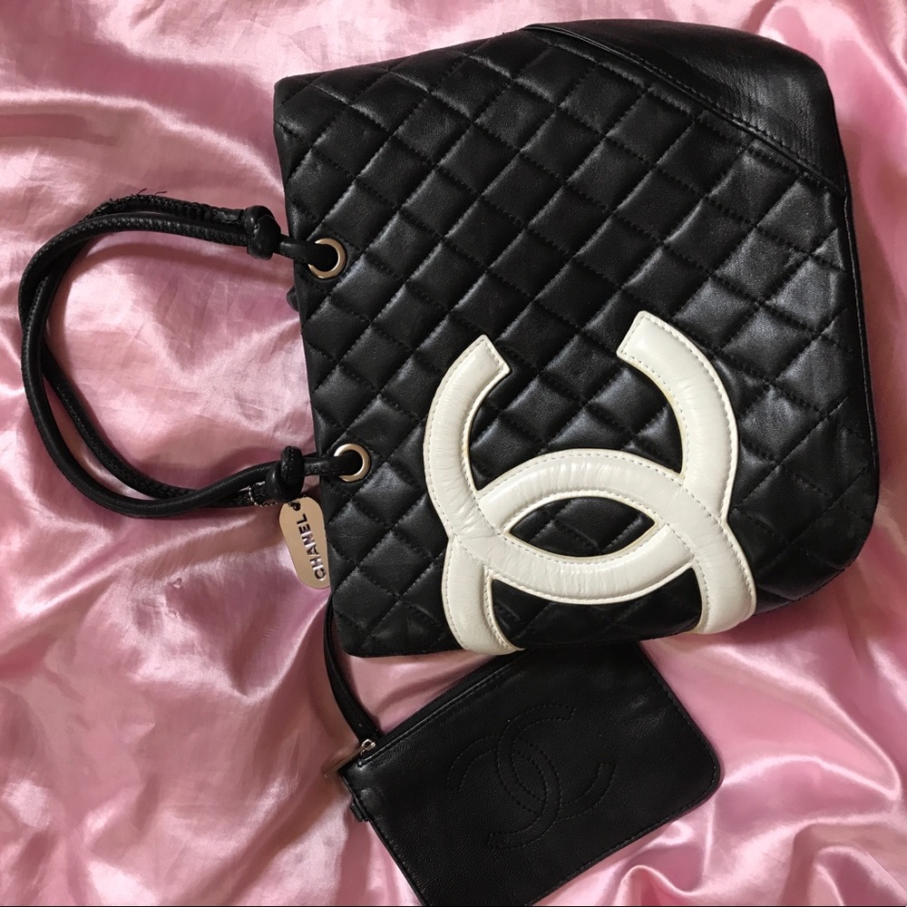Black&White Channel Tote bag.HOT SALE!!