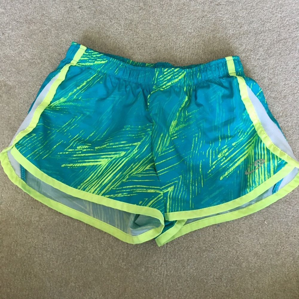 Girls athletic track shorts