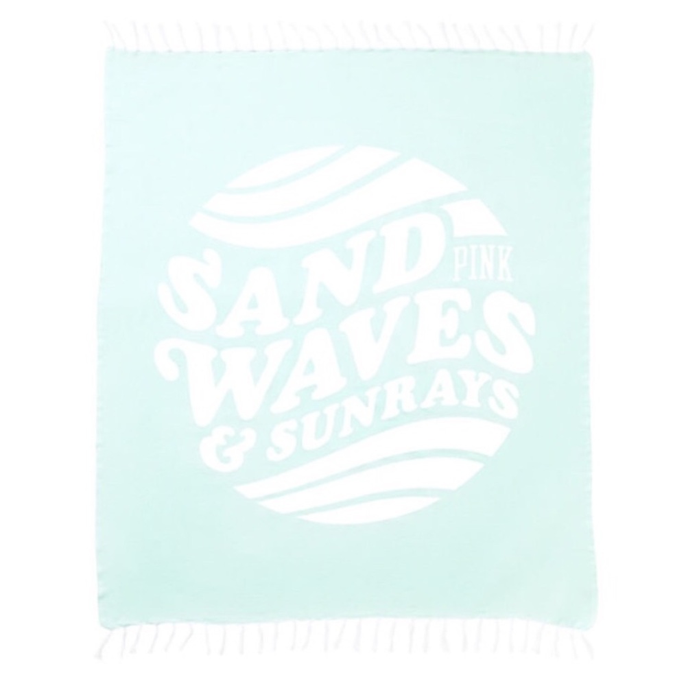 Pink beach blanket