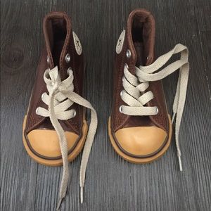 Leather Converse Hightop's