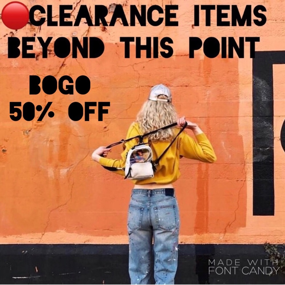 🔴BOGO 50% off! Red dot items only.