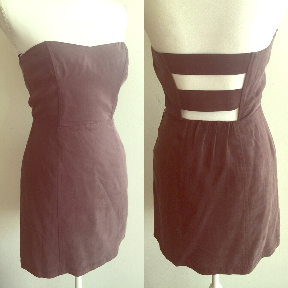 Lush Strapless Purple dress Small