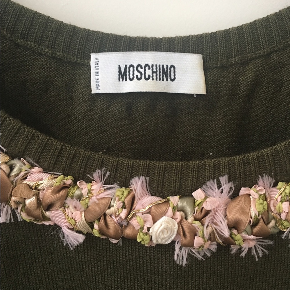Authentic Moschino knit top