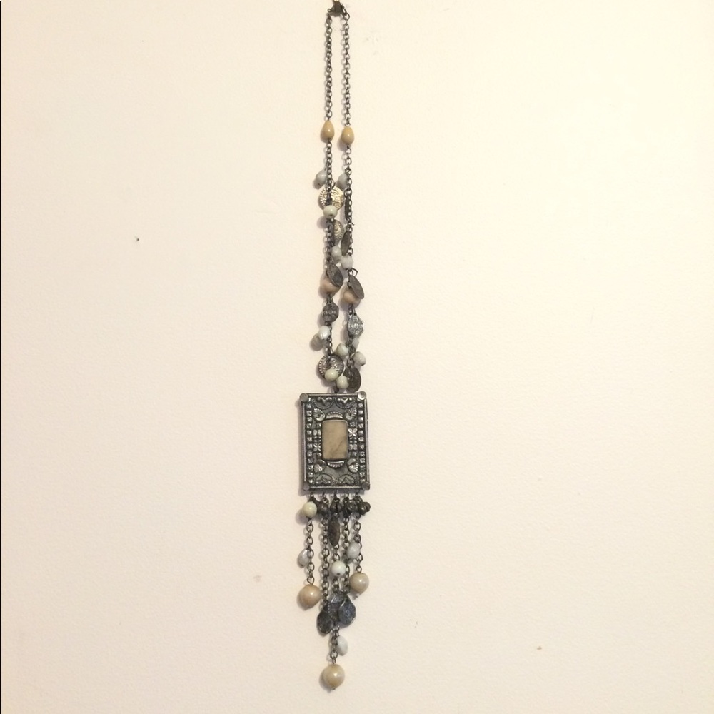 Silver Statement Necklace - Picture 3 of 4