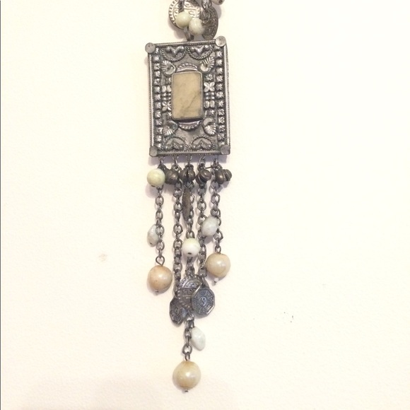 Silver Statement Necklace - Picture 2 of 4