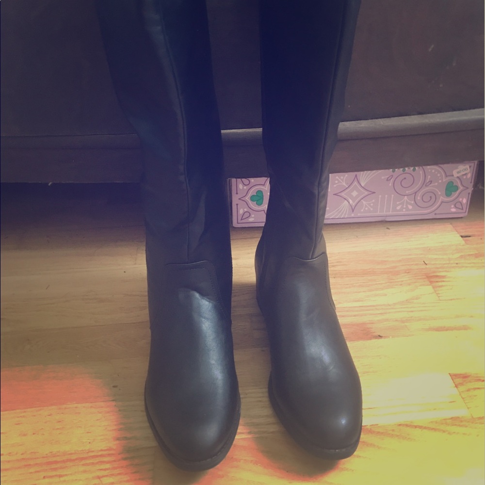Lane Bryant Wide calf black boots