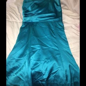 Blue cocktail dress