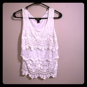 Forever 21 Lace Tank